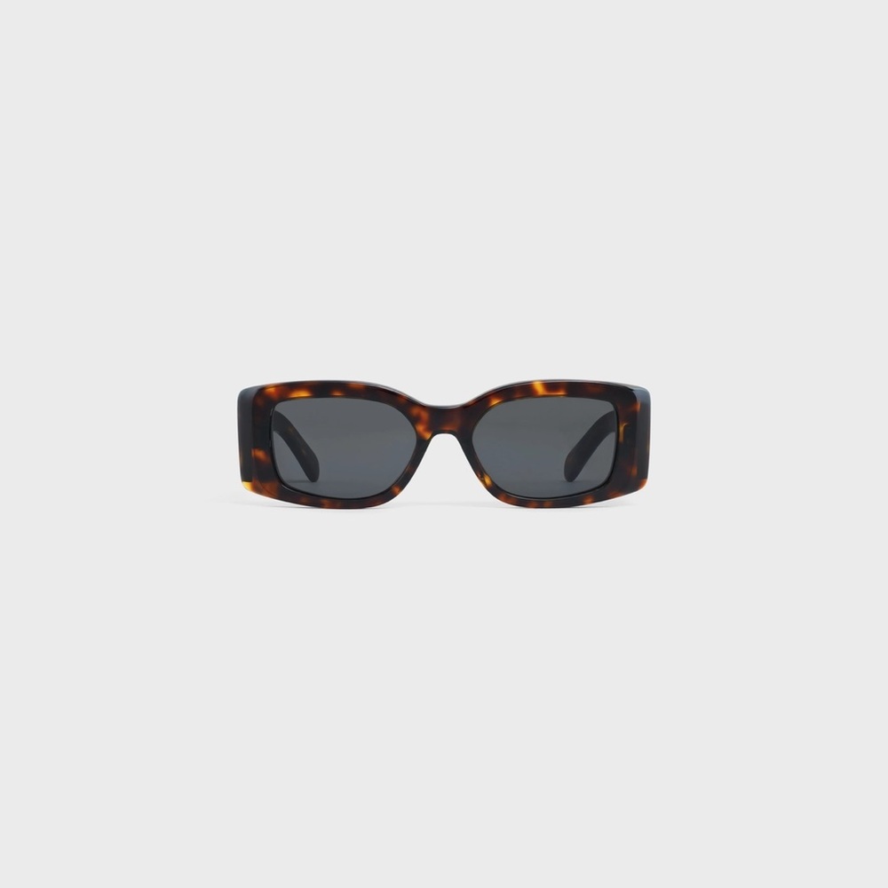 CELINE TRIOMPHE SUNGLASSES IN TORTOISE (HAVANA)